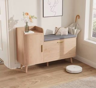 Banco zapatero nogal Leroy Merlin Recién Montado!