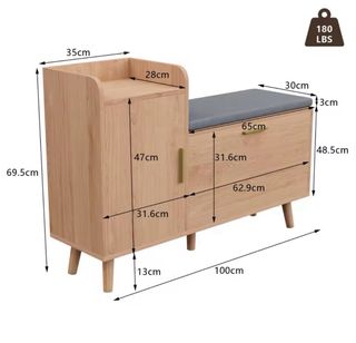 Banco zapatero nogal Leroy Merlin Recién Montado!