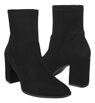 Botas de tacón negras para mujer