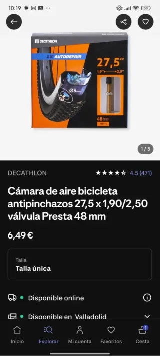 Bicicleta MTB Rockrider 120 Talla S