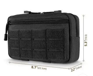 Riñonera Táctica Bolso Seguridad Negro