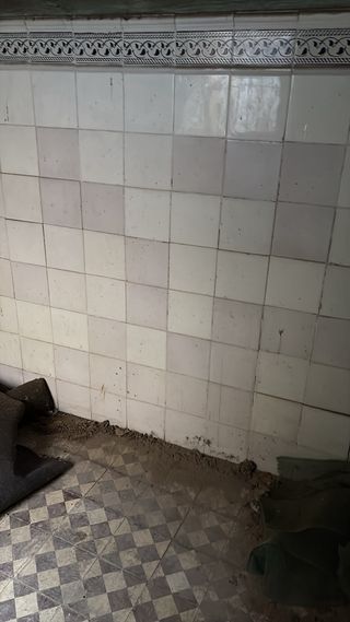 Azulejos antiguos 1870 Silla