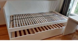 Cama nido Ikea blanca