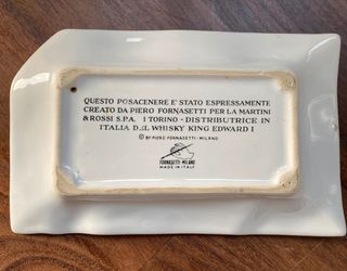 Posacenere svuotatasche Fornasetti per Martini