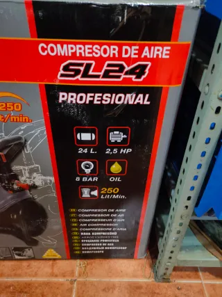 Compresor de Aire Cevik SL24 24L 2.5HP