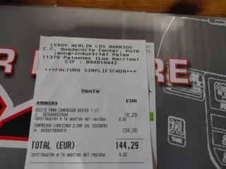 Compresor de Aire Cevik SL24 24L 2.5HP