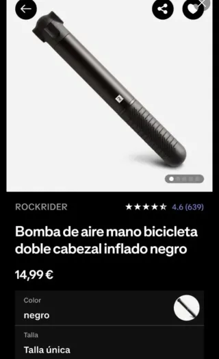 Bicicleta de montaña Rockrider 520 talla L