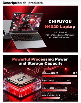 Portátil CHIFUYOU 15.6 256GB SSD A ESTRENAR