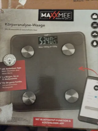Balanza Corporal MAXXMEE con App