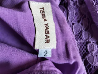 Vestido Teria Yabar Morado Encaje
