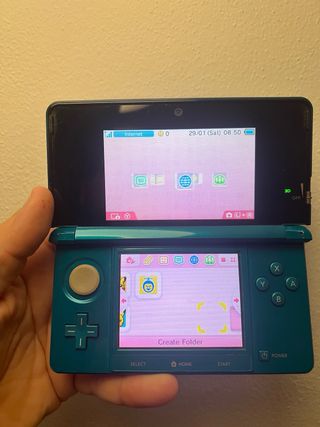 Nintendo 3DS Aqua Blue con giochi