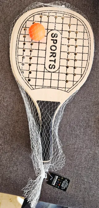 Palas de playa con pelota