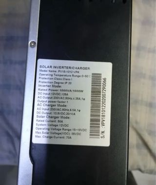 Kit solar 12 V nuevo, para caravana, camper...