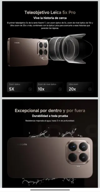 Xiaomi 15T Pro Negro (12 /256) PRECINTADO+FACTURA