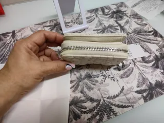 Monedero Tous Beige/Blanco