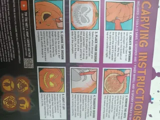 Kit para esculpir abóboras