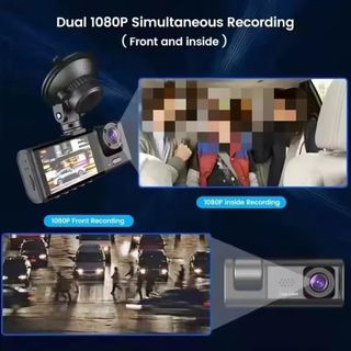 Dashcam Doble Cámara Full HD 1080P