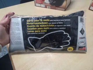 Guantes de moto Held negros