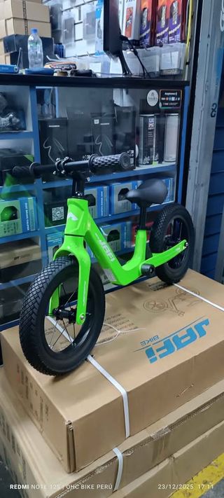 Bicicleta de Equilibrio Infantil Verde