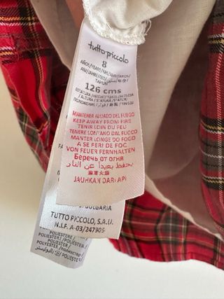 Vestido niña Piccolo 8 años