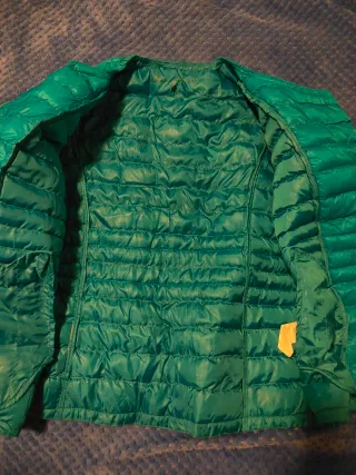 Chaqueta plumífero verde