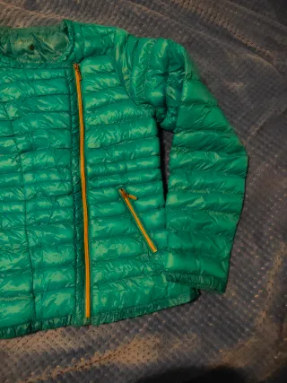 Chaqueta plumífero verde