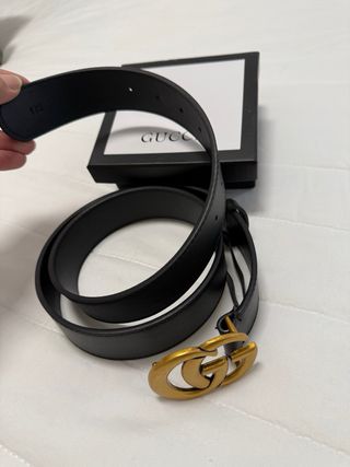 Cinturón Gucci Doble G Caja Talla 115