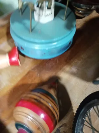 Tiovivo musical vintage caballitos