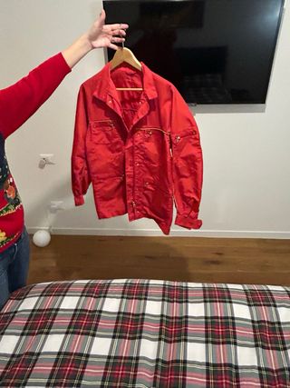 Giacca a vento Montereggi Point rossa impermeabile