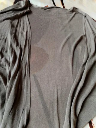 Cardigan coprispalle tortora taglia unica