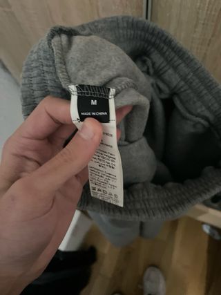 Pantalón Chándal Gris Baggy/Jogger Talla M