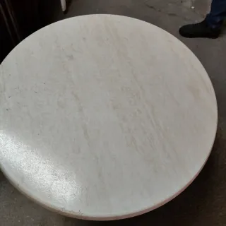 Set 3 tavoli marmo e ghisa