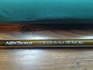 Equipo de mosca Nymph 10ft 3wt 4pc + carrete