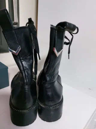 Botas militares negras talla 39