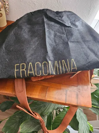 Borsa Fracomina ecopelliccia marrone nuova