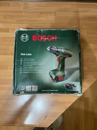 Taladro Bosch PSR 1200 con cargador