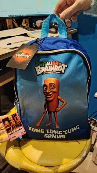 Zaino Brainrot Tung Tung Sahur