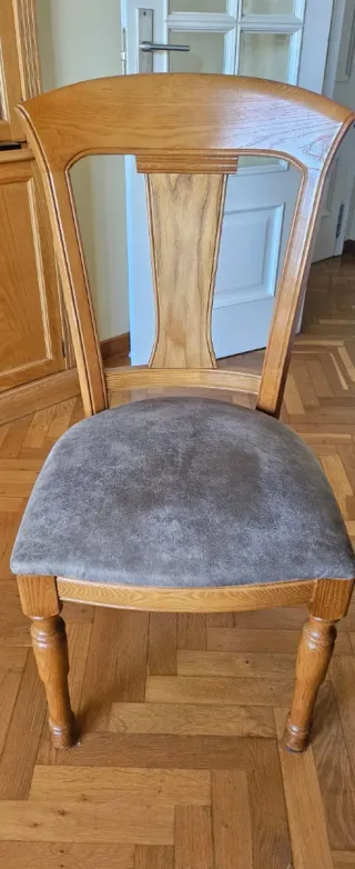 Mesa Comedor Castaño Cristal Redonda