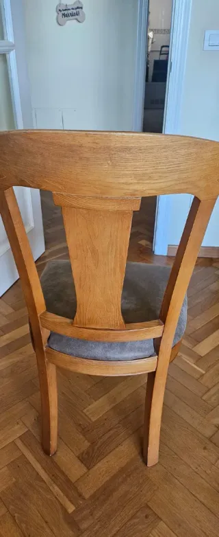 Mesa Comedor Castaño Cristal Redonda