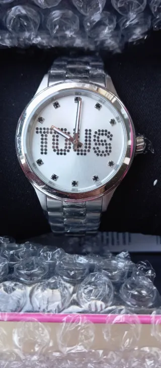 Reloj Tous Mujer Plata y Blanco