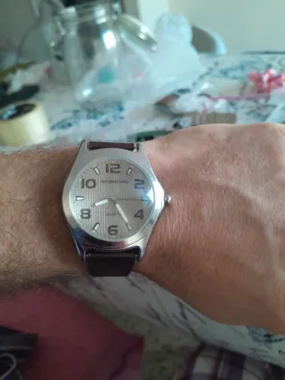 Reloj Antonio Miro Plata y Marrón