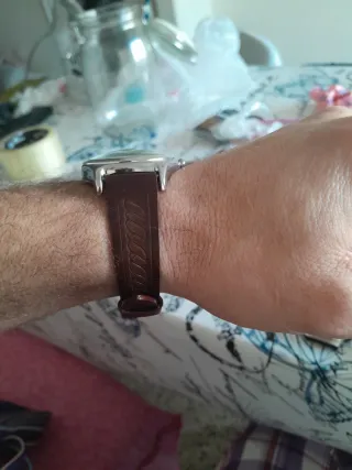 Reloj Antonio Miro Plata y Marrón