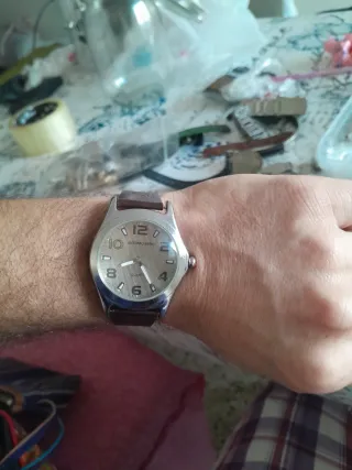Reloj Antonio Miro Plata y Marrón