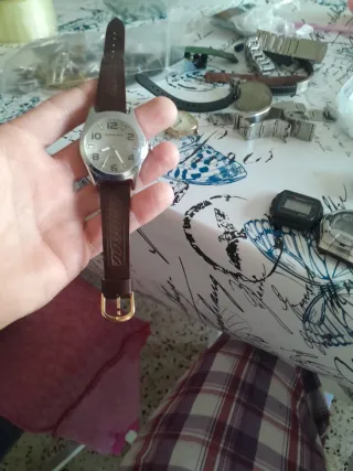 Reloj Antonio Miro Plata y Marrón