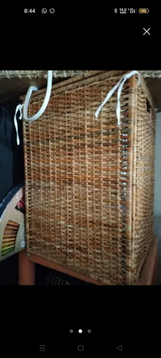 Cesta de mimbre grande 60x40