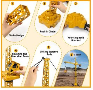 Grúa Torre Teledirigida 128cm