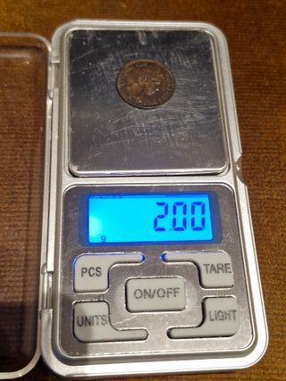 2 Céntimos Alfonso XIII 1904 *04 variante