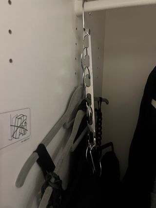 Organizadores de Perchas Metálicas 6 unidades