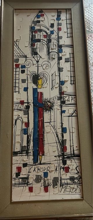 L'Amour a Paris - Quadro Dipinto