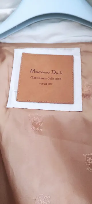 Cazadora Massimo Dutti Beige/Marrón